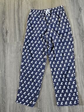 Disney Navy Blue & White Mickey Mouse Pajama Pants